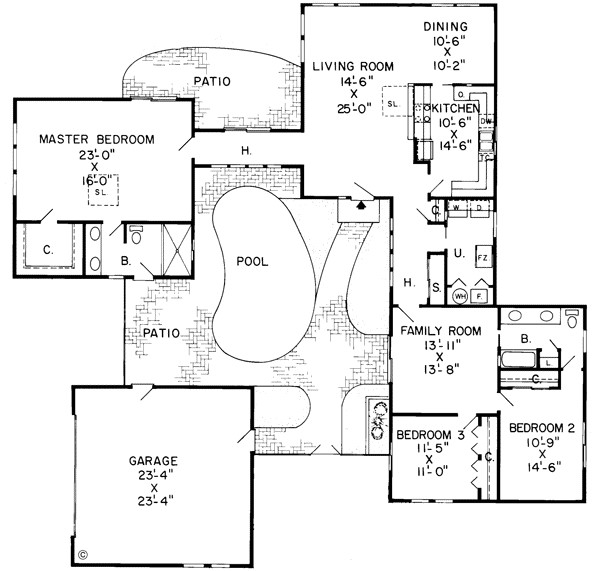 interior floor plan home design
