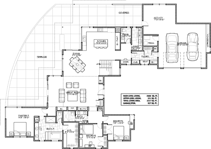 modern architecture floor plans