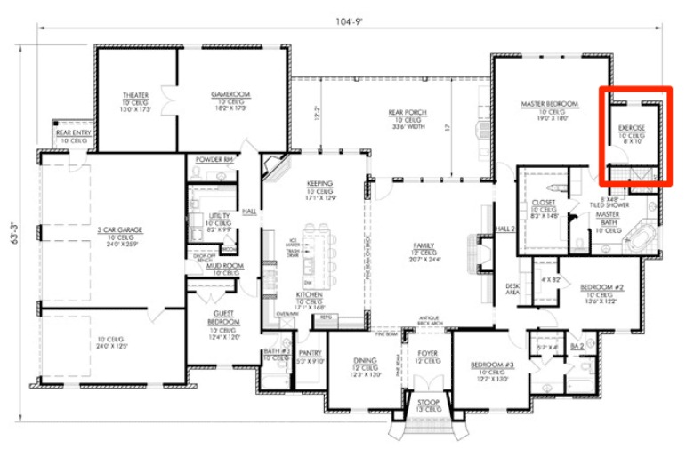 Unique One Story House Plans Monster