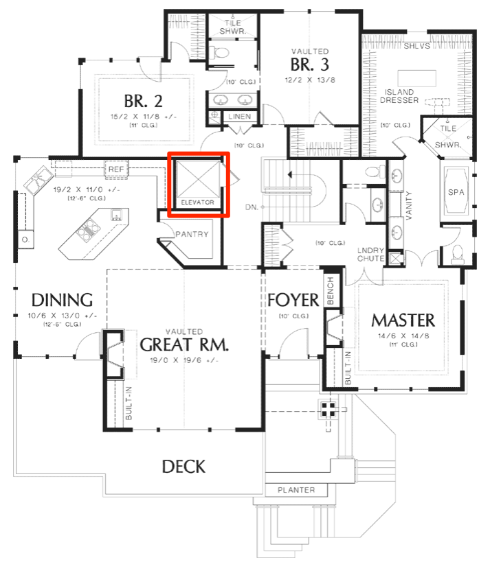 Unique One Story House Plans Monster