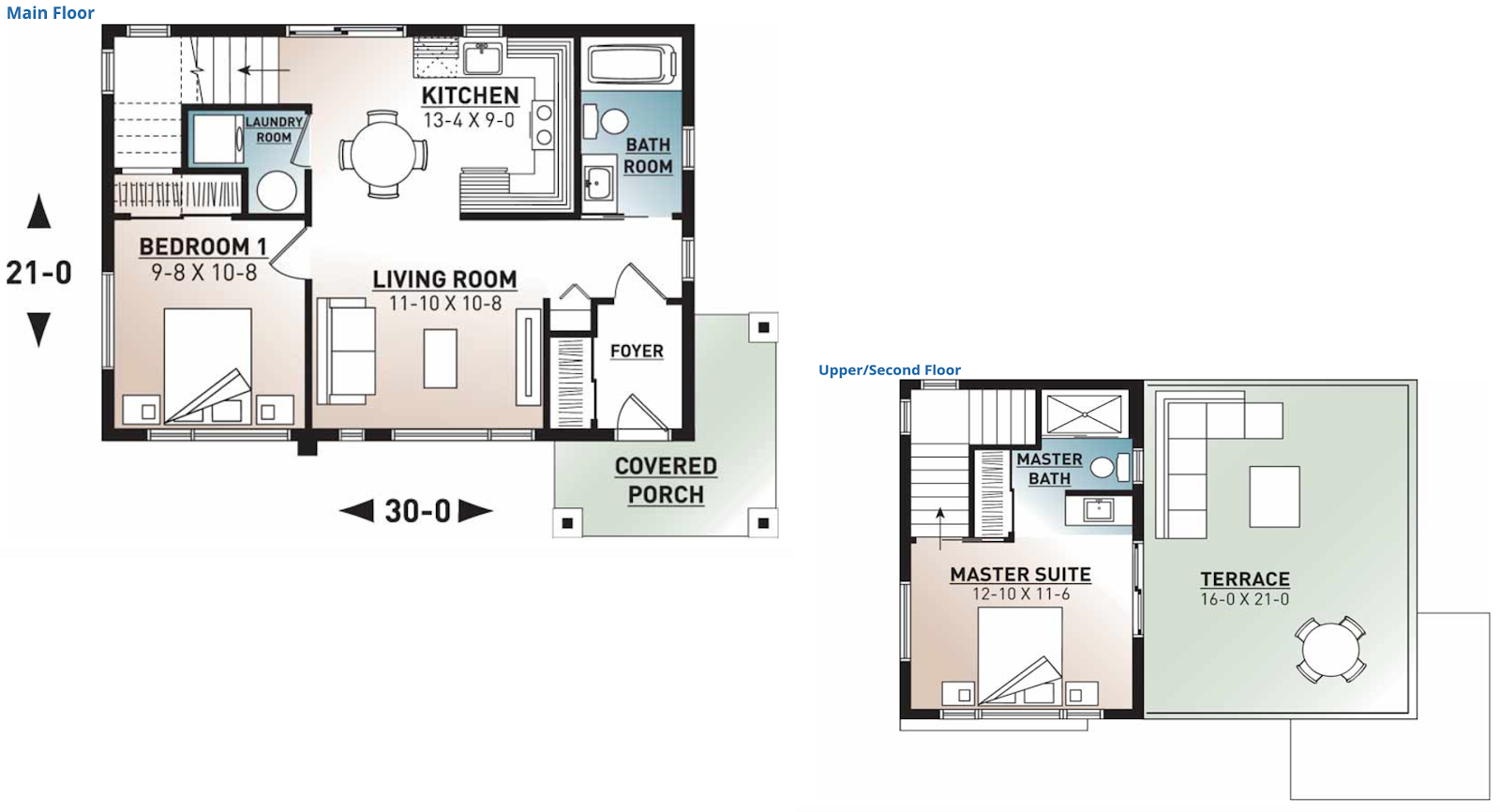 Small House Plans Simple Tiny Floor