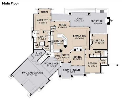 3 Bedroom House Plans Modern Country