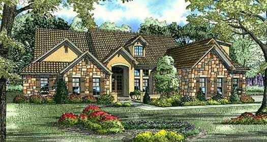 Tuscan home exterior design