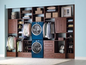 contemporary laundry room