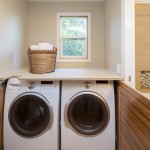 contemporary laundry room